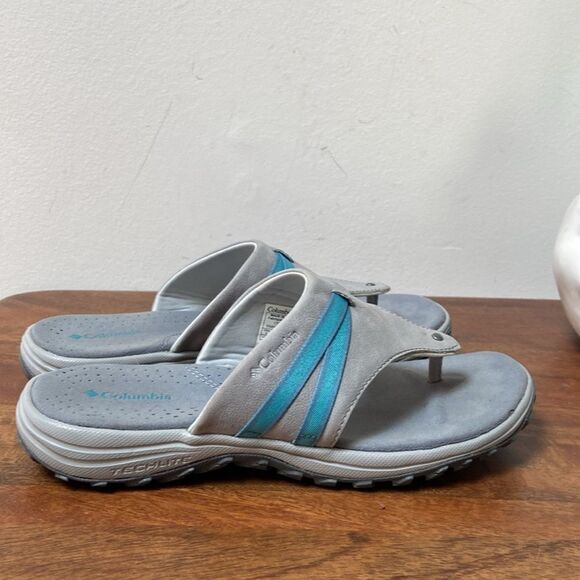 Columbia Women's Gray and Blue Sandals - Picture 8 of 10